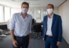 Lammens recibió a Omar Gutiérrez, gobernador de la provincia de Neuquén