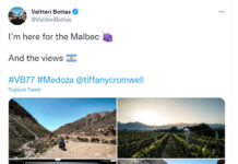 PILOTO DE FÓRMULA 1, ENAMORADO DE LOS VINOS DE ARGENTINA